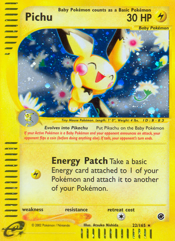 Pichu (22/165) [Expedition: Base Set] | Tables and Towers