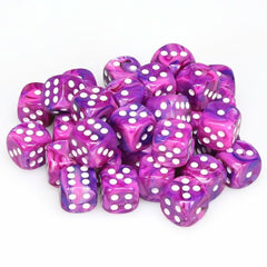 36 Festive Violet w/ White 12mm D6 Dice Block - CHX27857 | Tables and Towers