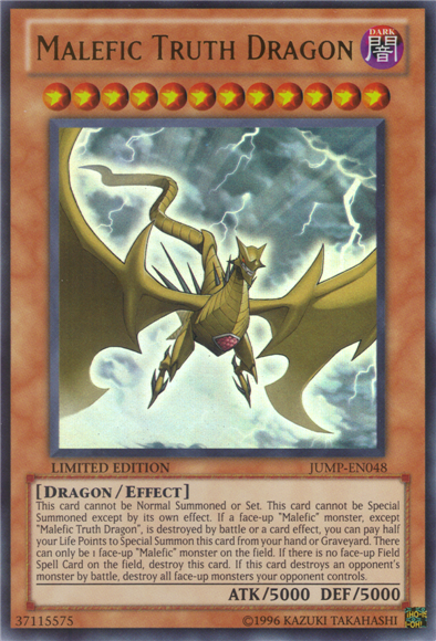 Malefic Truth Dragon [JUMP-EN048] Ultra Rare | Tables and Towers