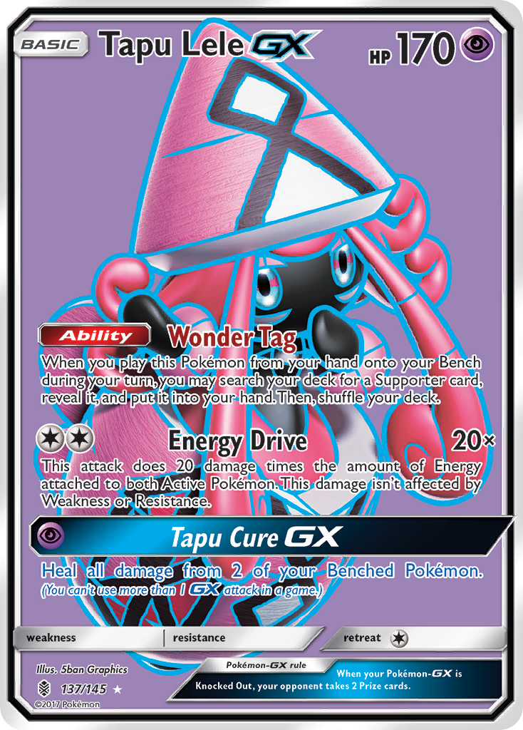 Tapu Lele GX (137/145) [Sun & Moon: Guardians Rising] | Tables and Towers