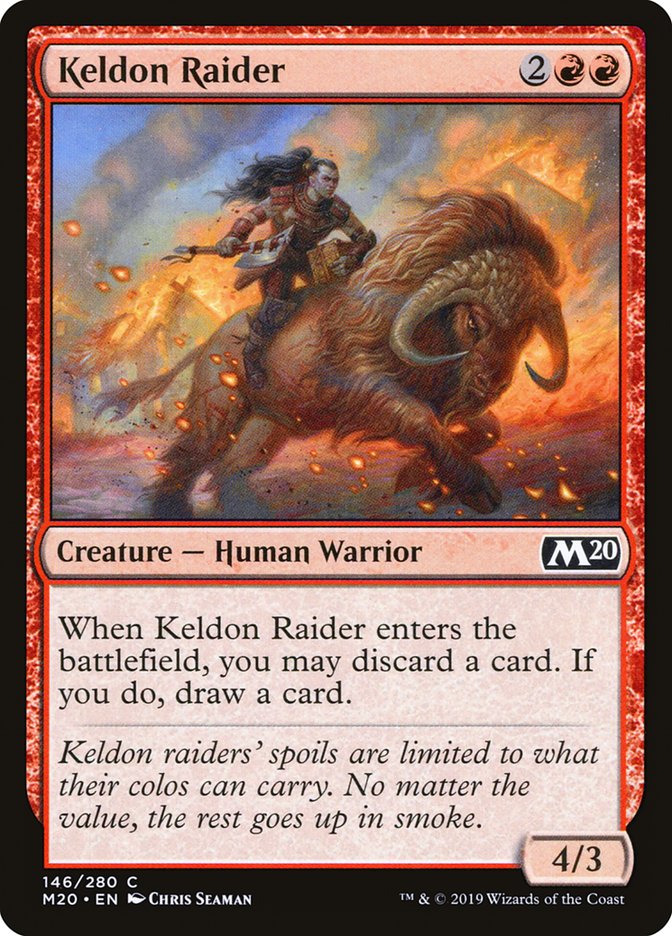 Keldon Raider [Core Set 2020] | Tables and Towers