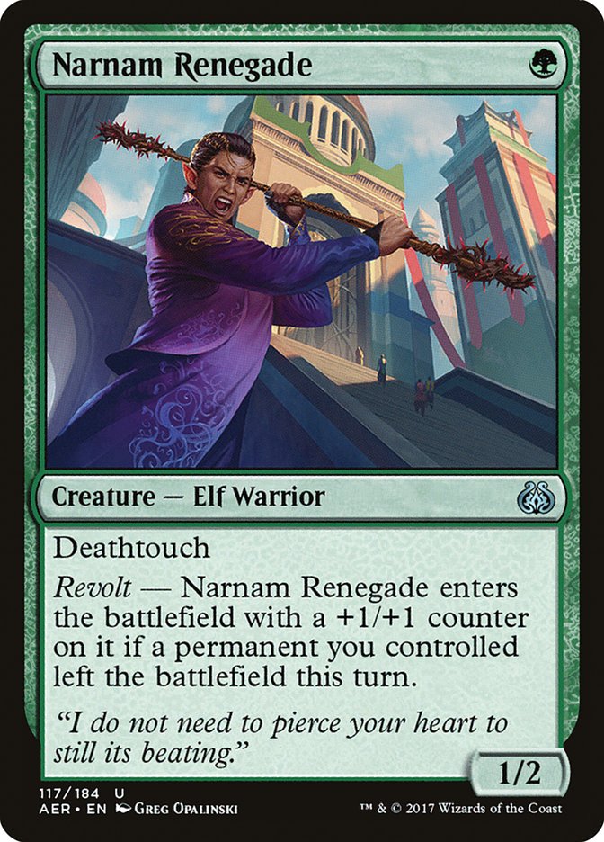 Narnam Renegade [Aether Revolt] | Tables and Towers