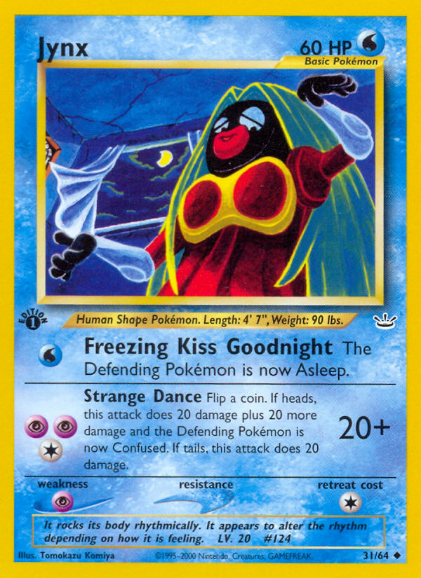 Jynx (31/64) [Neo Revelation 1st Edition] | Tables and Towers