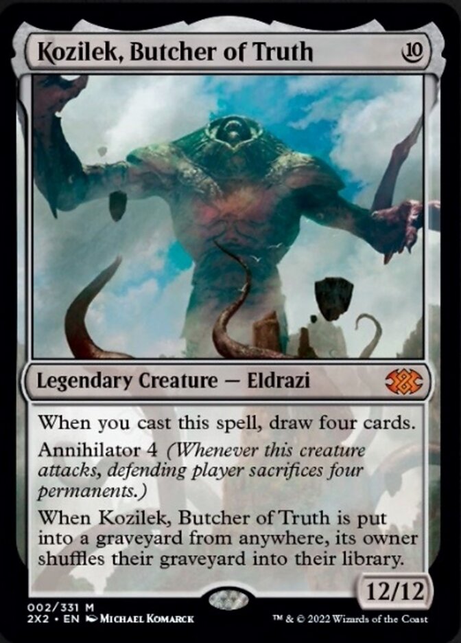 Kozilek, Butcher of Truth [Double Masters 2022] | Tables and Towers