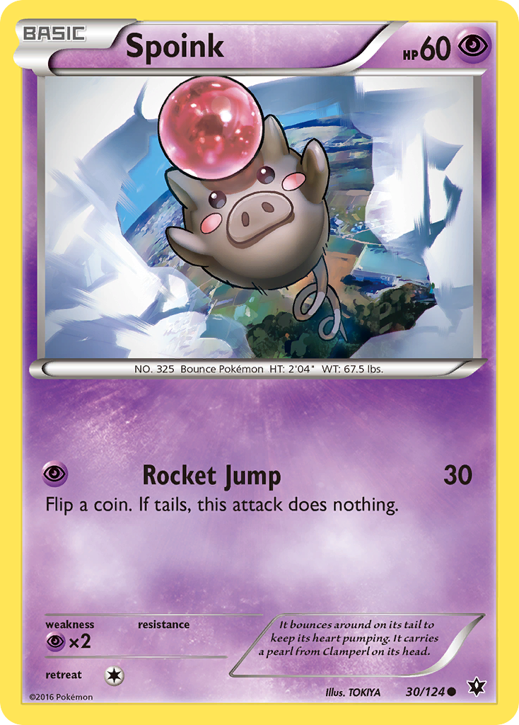 Spoink (30/124) [XY: Fates Collide] | Tables and Towers