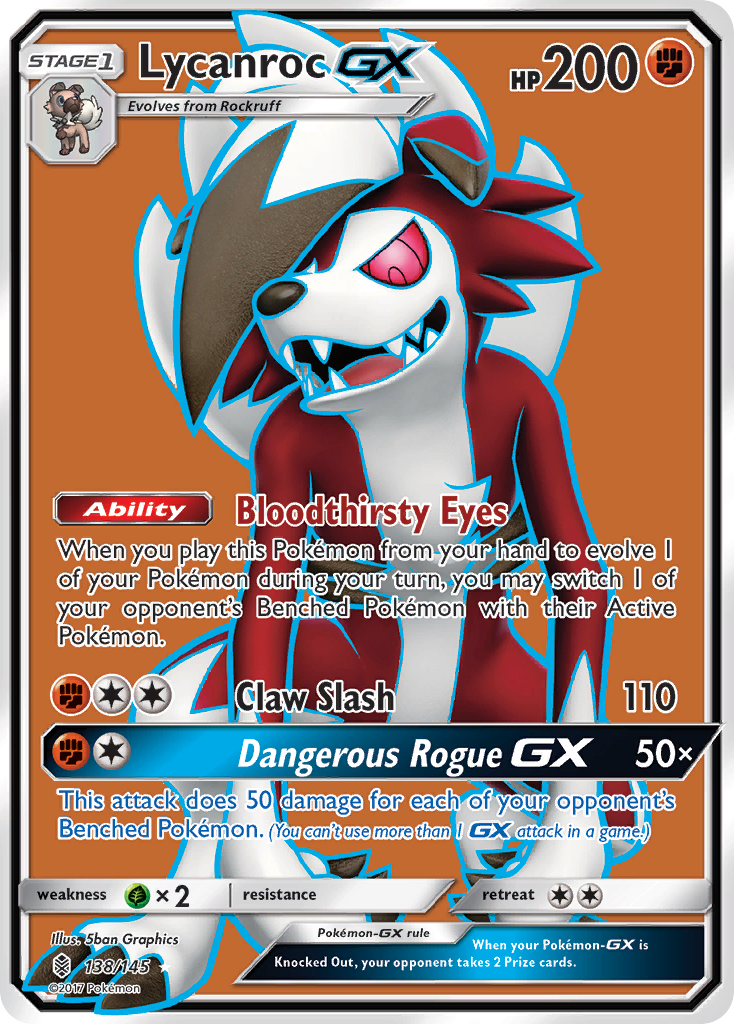 Lycanroc GX (138/145) [Sun & Moon: Guardians Rising] | Tables and Towers