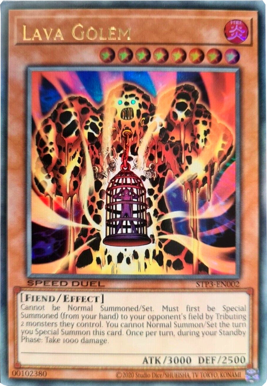 Lava Golem [STP3-EN002] Ultra Rare | Tables and Towers