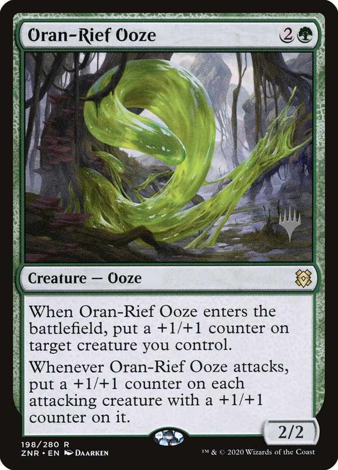 Oran-Rief Ooze (Promo Pack) [Zendikar Rising Promos] | Tables and Towers