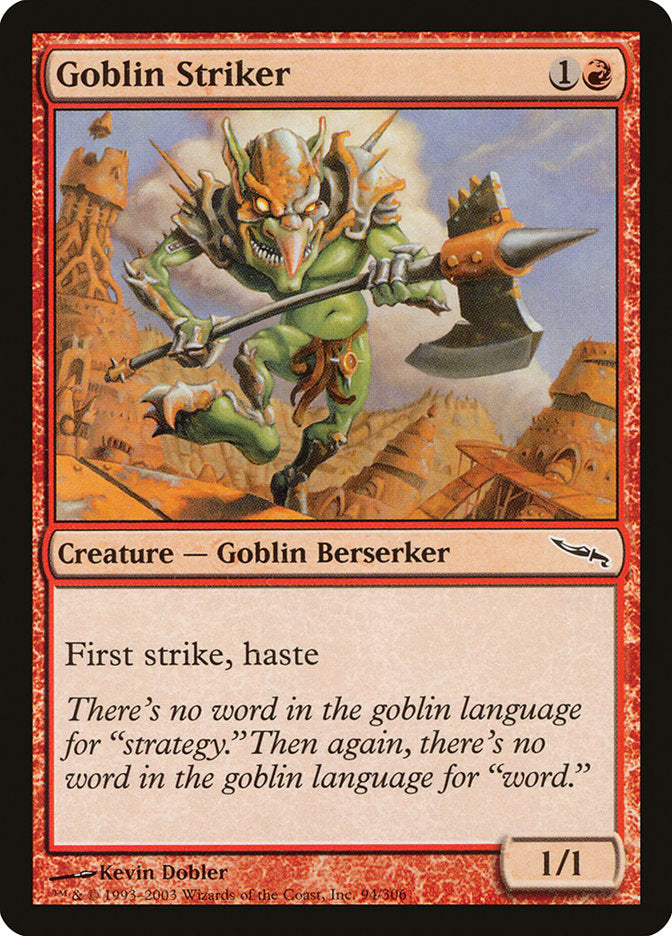 Goblin Striker [Mirrodin] | Tables and Towers