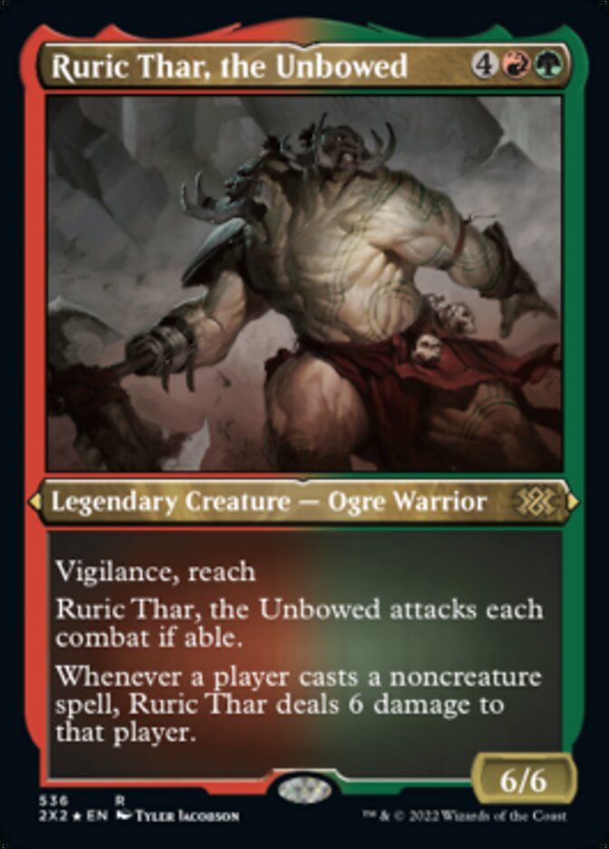Ruric Thar, the Unbowed (Foil Etched) [Double Masters 2022] | Tables and Towers
