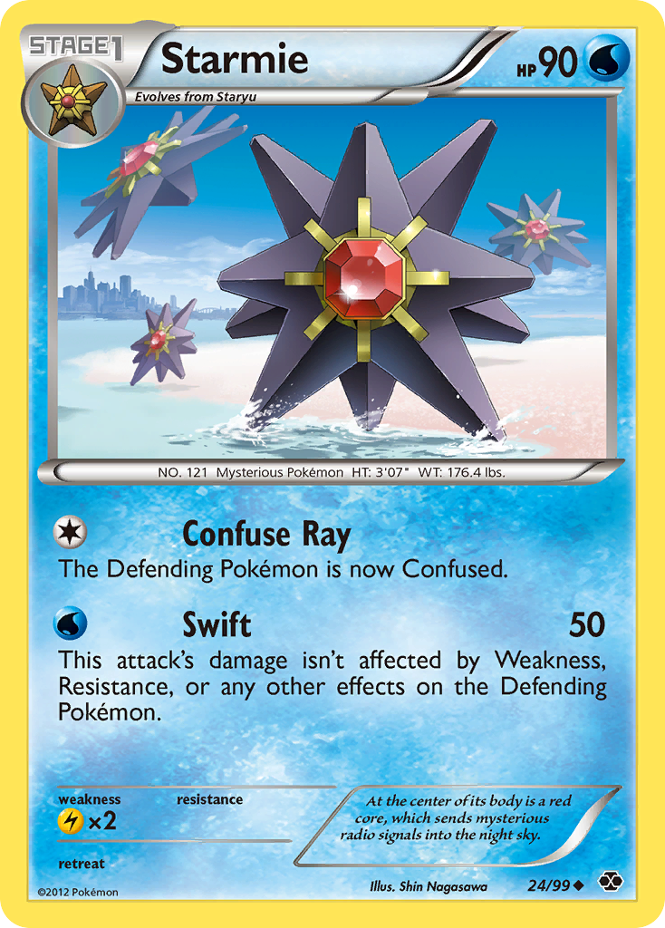 Starmie (24/99) [Black & White: Next Destinies] | Tables and Towers