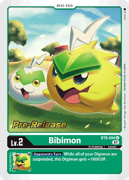 Bibimon [BT8-004] [New Awakening Pre-Release Cards] | Tables and Towers