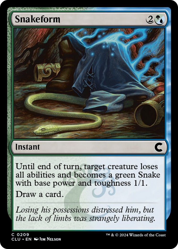 Snakeform [Ravnica: Clue Edition] | Tables and Towers