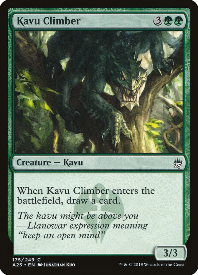 Kavu Climber [Masters 25] | Tables and Towers