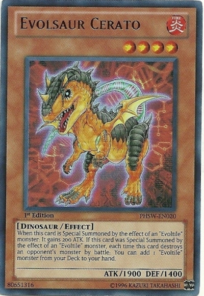 Evolsaur Cerato [PHSW-EN020] Ultra Rare | Tables and Towers