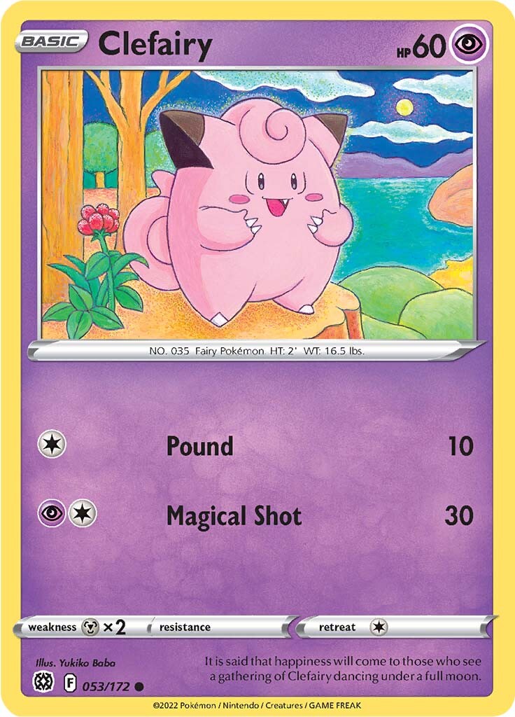 Clefairy (053/172) [Sword & Shield: Brilliant Stars] | Tables and Towers