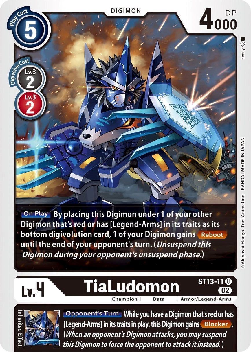 TiaLudomon [ST13-11] [Starter Deck: Ragnaloardmon] | Tables and Towers