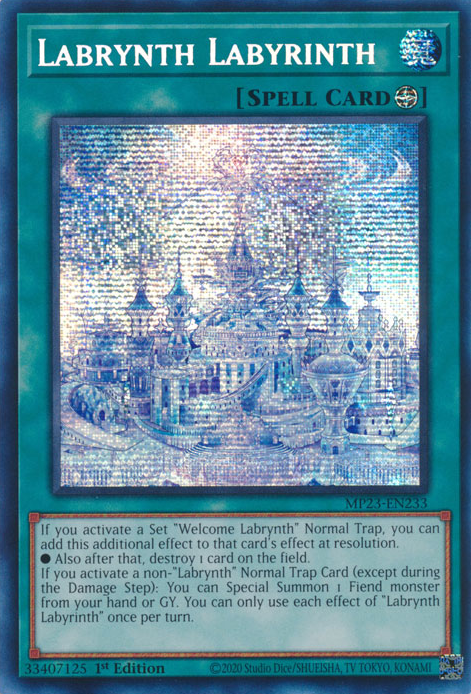 Labrynth Labyrinth [MP23-EN233] Prismatic Secret Rare | Tables and Towers