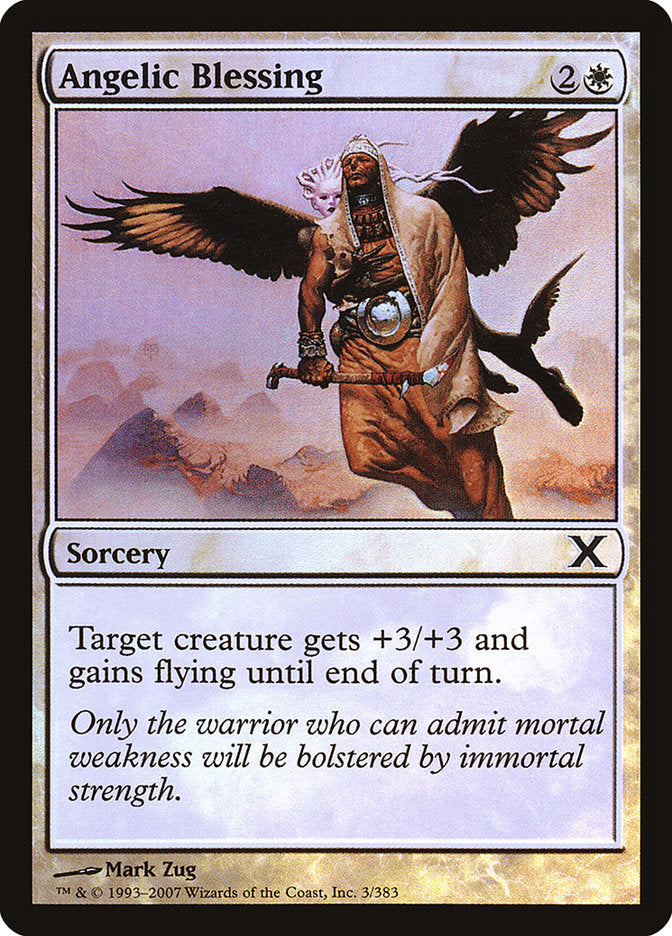 Angelic Blessing (Premium Foil) [Tenth Edition] | Tables and Towers