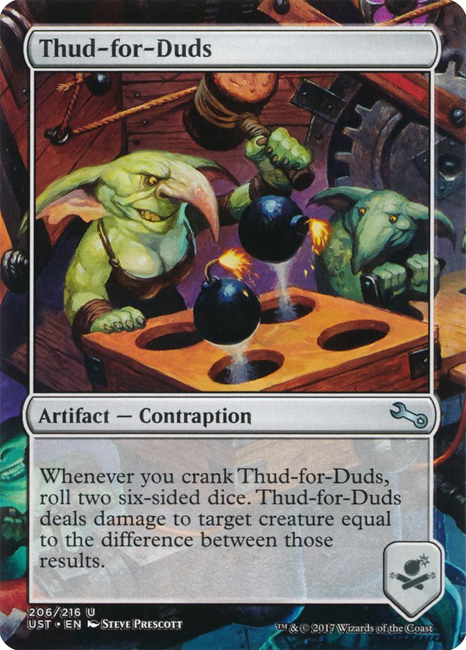 Thud-for-Duds [Unstable] | Tables and Towers