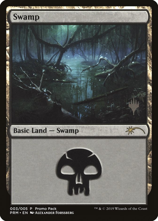 Swamp (3) [Core Set 2020 Promo Pack] | Tables and Towers