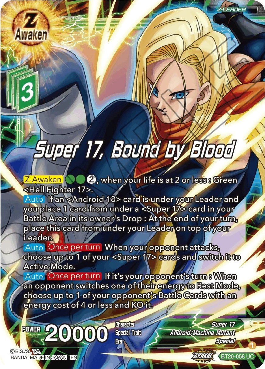 Super 17, Bound by Blood (BT20-058) [Power Absorbed] | Tables and Towers