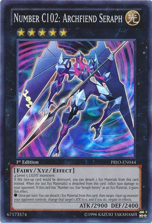 Number C102: Archfiend Seraph [PRIO-EN044] Super Rare | Tables and Towers