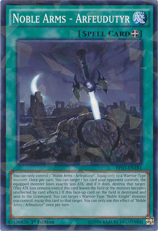 Noble Arms - Arfeudutyr [BP03-EN181] Shatterfoil Rare | Tables and Towers