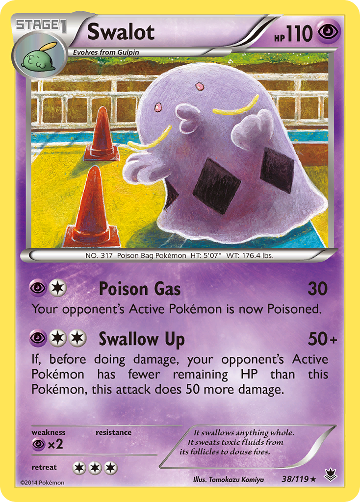 Swalot (38/119) [XY: Phantom Forces] | Tables and Towers