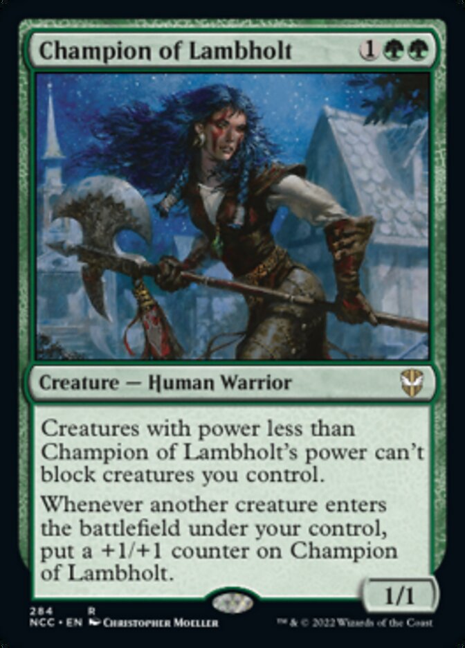 Champion of Lambholt [Streets of New Capenna Commander] | Tables and Towers