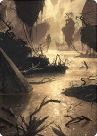 Murkwater Pathway Art Card [Zendikar Rising Art Series] | Tables and Towers