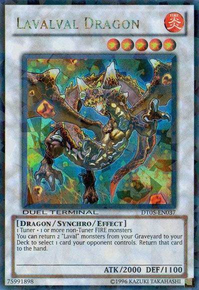 Lavalval Dragon [DT05-EN037] Ultra Rare | Tables and Towers