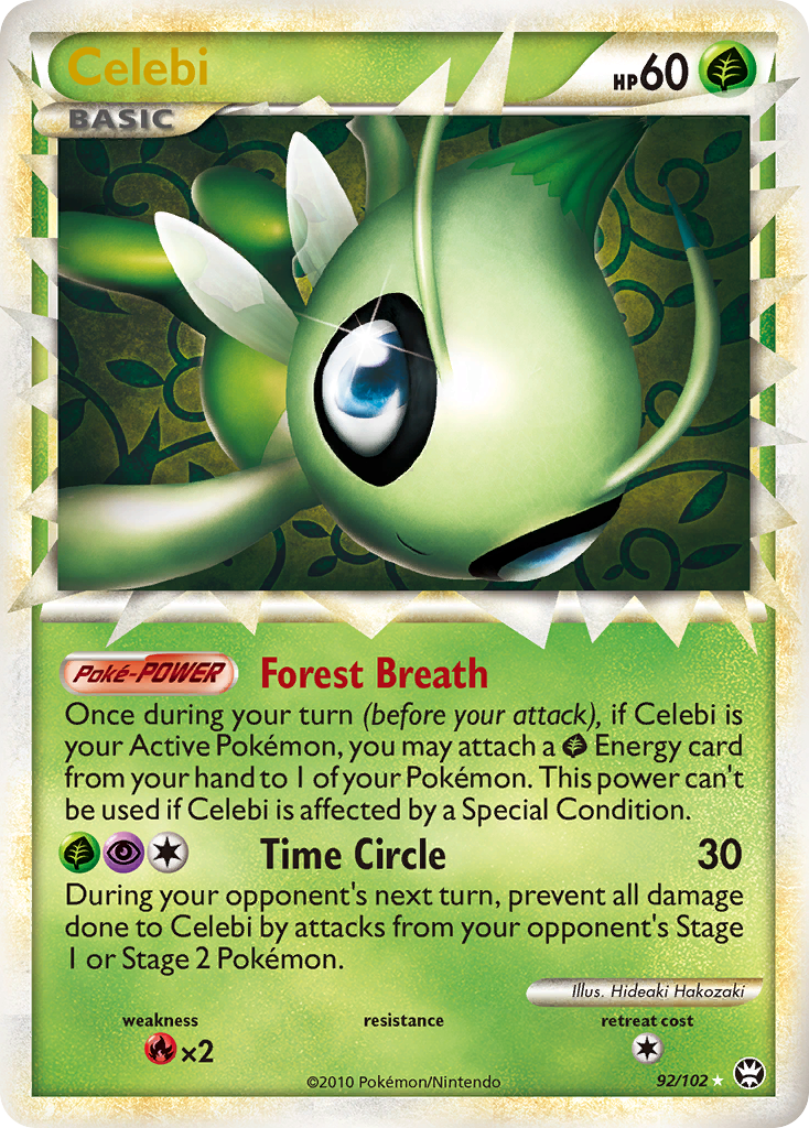 Celebi (92/102) [HeartGold & SoulSilver: Triumphant] | Tables and Towers