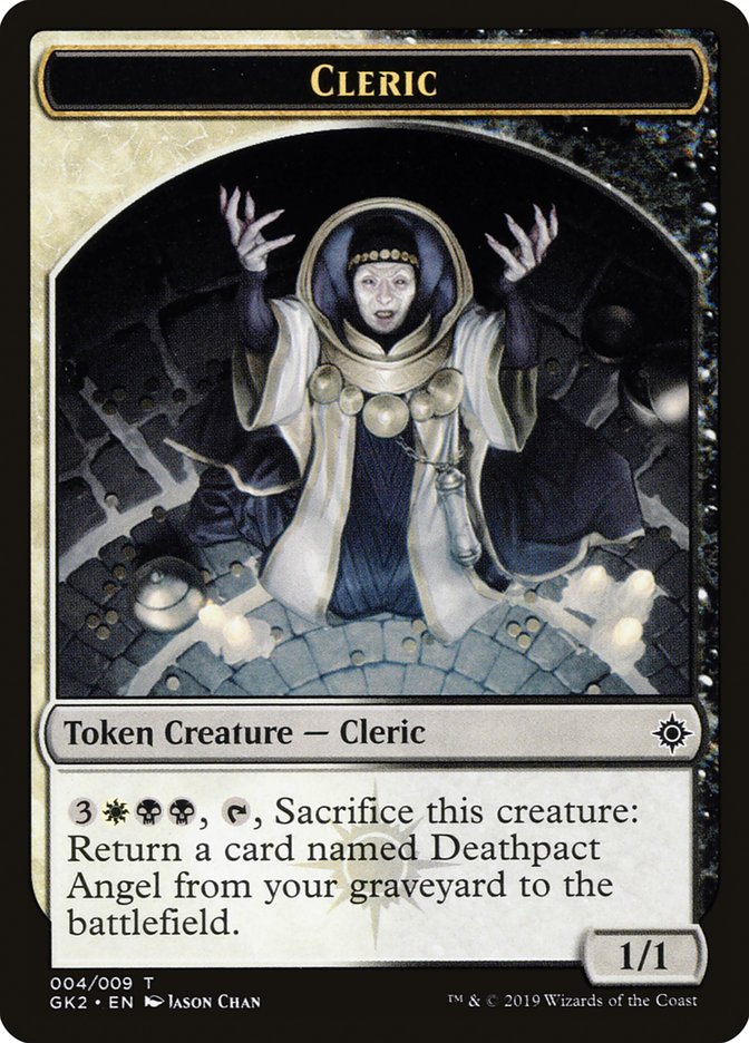 Cleric // Treasure Double-Sided Token [Ravnica Allegiance Guild Kit Tokens] | Tables and Towers