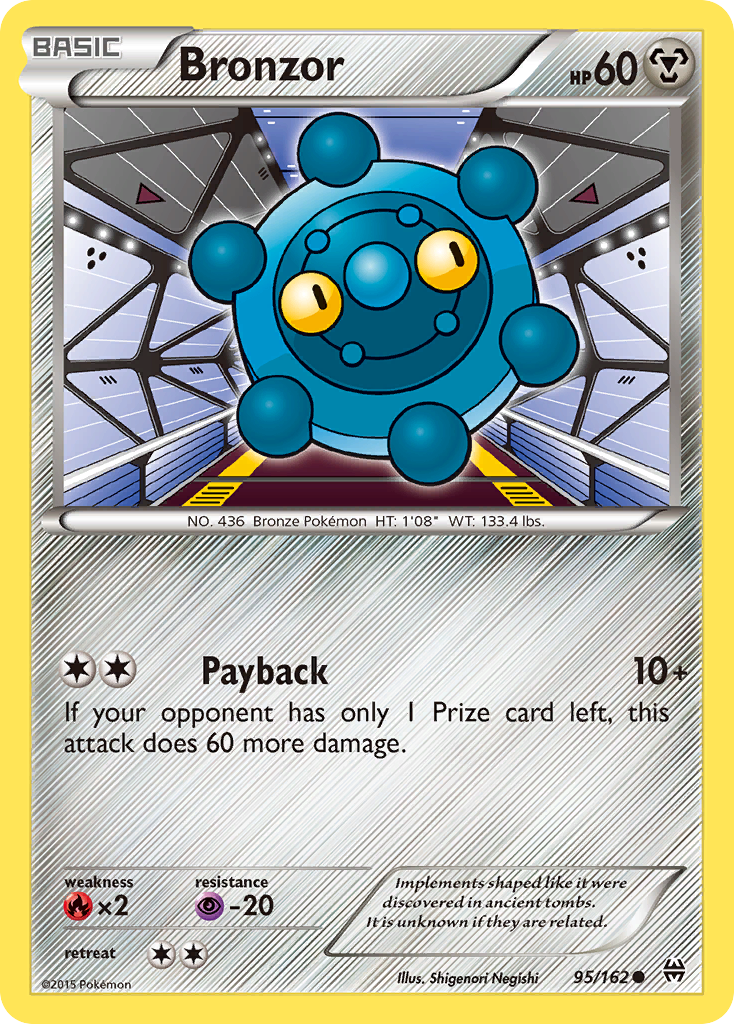 Bronzor (95/162) [XY: BREAKthrough] | Tables and Towers