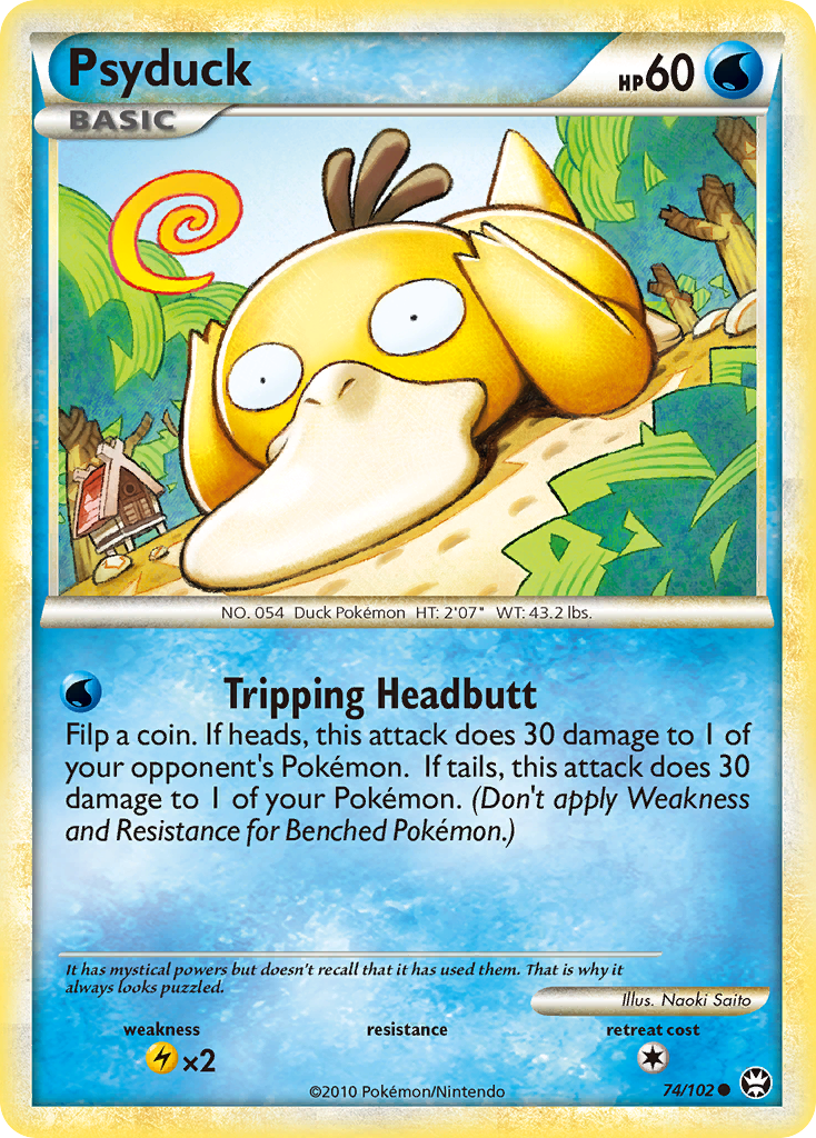 Psyduck (74/102) [HeartGold & SoulSilver: Triumphant] | Tables and Towers