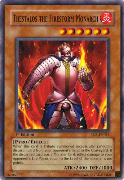 Thestalos the Firestorm Monarch [SD3-EN011] Common | Tables and Towers