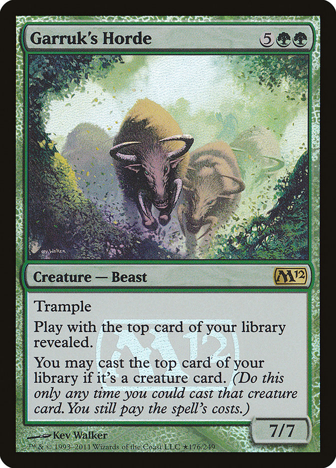 Garruk's Horde [Magic 2012 Prerelease Promos] | Tables and Towers