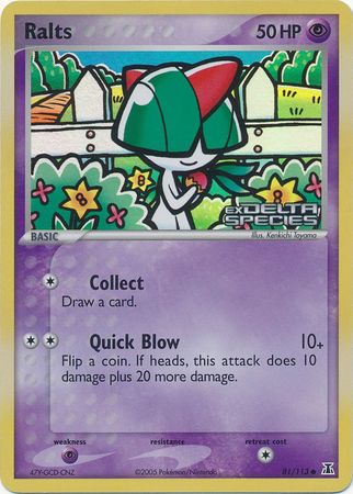 Ralts (81/113) (Stamped) [EX: Delta Species] | Tables and Towers
