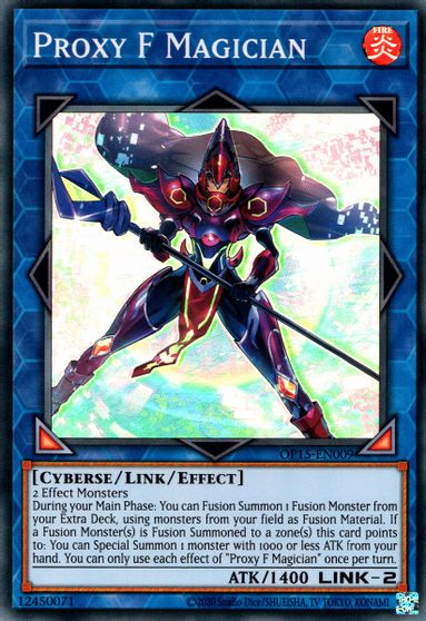 Proxy F Magician [OP15-EN009] Super Rare | Tables and Towers