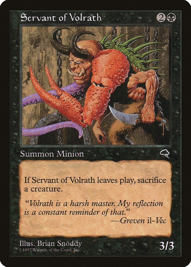 Servant of Volrath [Tempest] | Tables and Towers