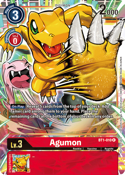 Agumon [BT1-010] (Dash Pack) [Release Special Booster Ver.1.0 Promos] | Tables and Towers