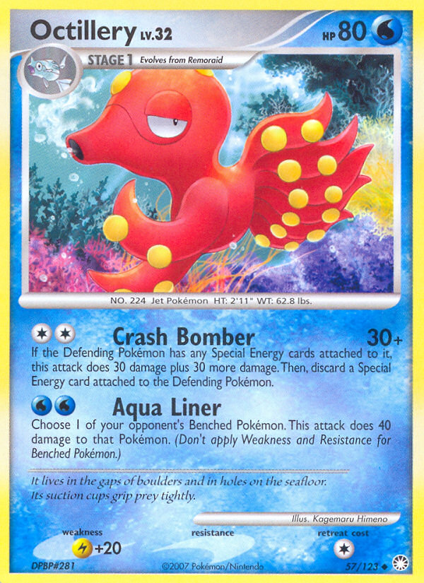 Octillery (57/123) [Diamond & Pearl: Mysterious Treasures] | Tables and Towers