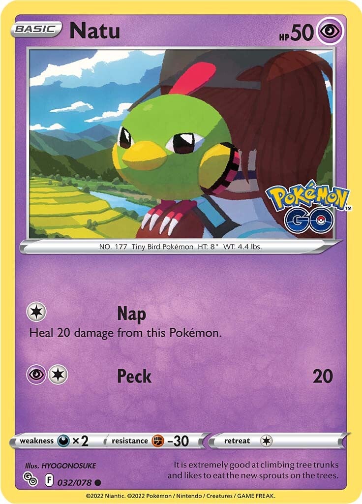 Natu (032/078) [Pokémon GO] | Tables and Towers