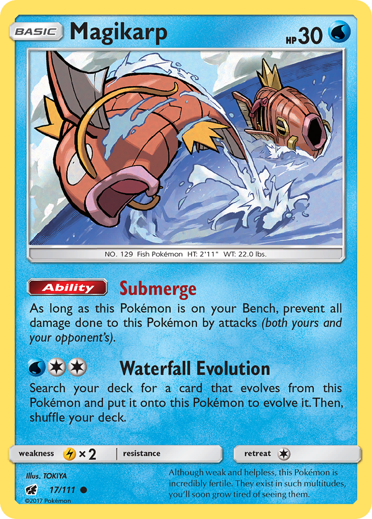 Magikarp (17/111) [Sun & Moon: Crimson Invasion] | Tables and Towers