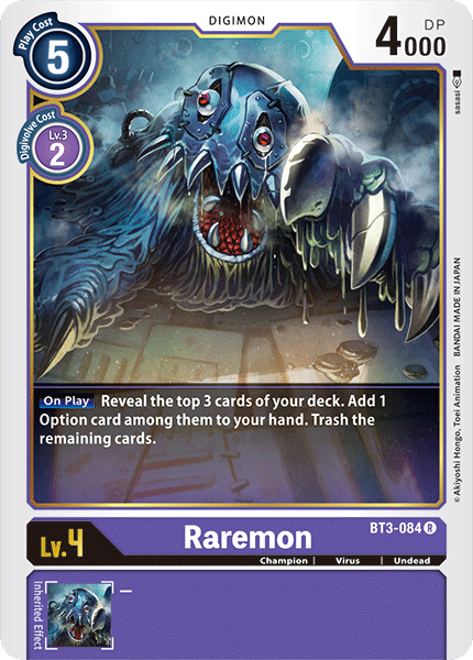 Raremon [BT3-084] [Release Special Booster Ver.1.0] | Tables and Towers