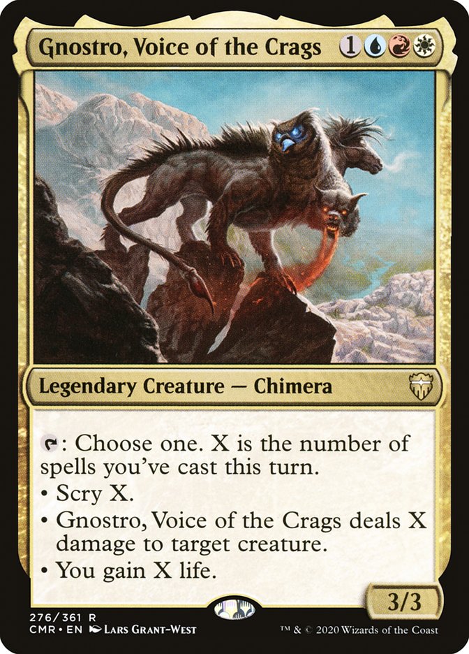 Gnostro, Voice of the Crags [Commander Legends] | Tables and Towers