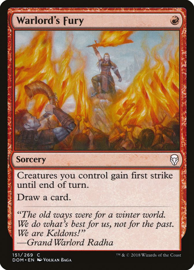 Warlord's Fury [Dominaria] | Tables and Towers