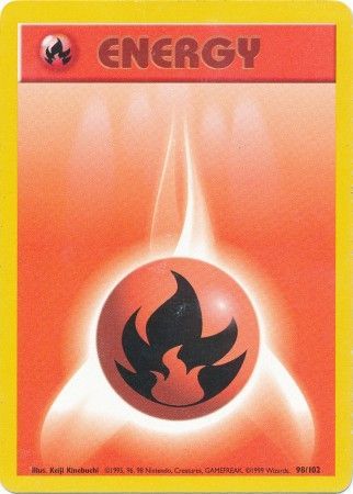 Fire Energy (98/102) [Base Set Unlimited] | Tables and Towers