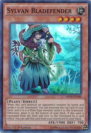 Sylvan Bladefender [MP14-EN186] Super Rare | Tables and Towers